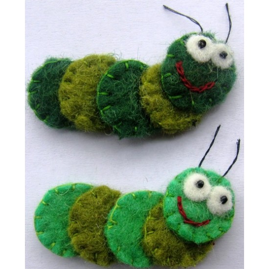 Felt caterpillar