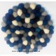 Small Felt Rug/Carpet-20 cm/Ball Pan Mat