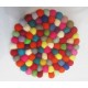 Small Felt Rug/Carpet-20 cm/Ball Pan Mat