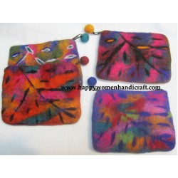 Tie die cut Purse