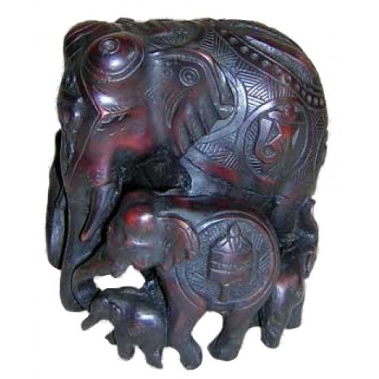 Elephent-Family-Resin-Nepal