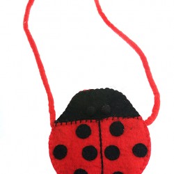 Felt Lady Bug Bag