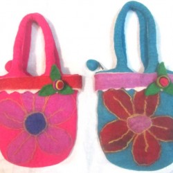 Felt Baby two Handle Bag