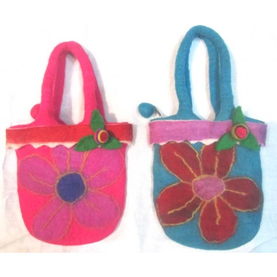 Felt Baby two Handle Bag