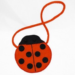 Felt Lady Bug Bag