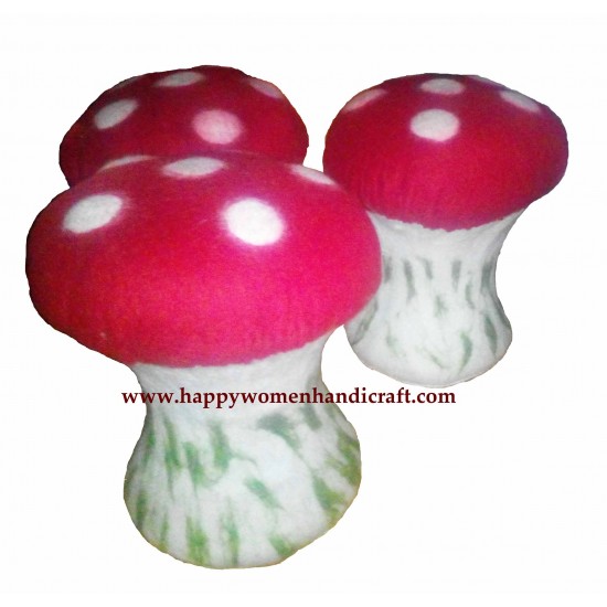 Mushroom Stool felted
