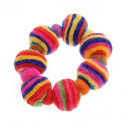 Felt Crazy ball Bracelet