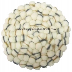 Ball rug small-stone colour-20 cm Pan mat tie die color