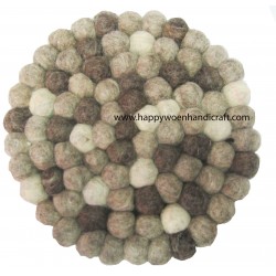 Felt Rug-Natural colour/20cm Mat