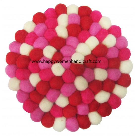 Small Felt Rug/Carpet-20 cm/Ball Pan Mat