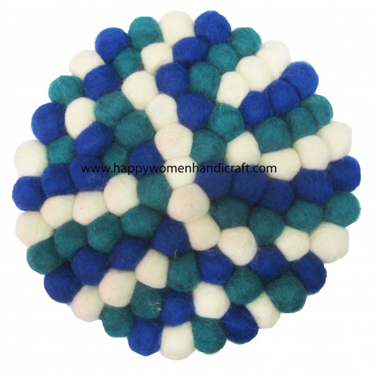 Small Felt Rug/Carpet-20 cm/Ball Pan Mat