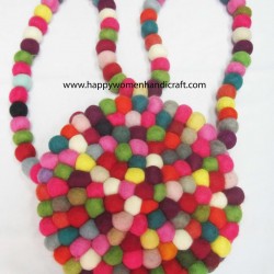 Felt Round Ball bag