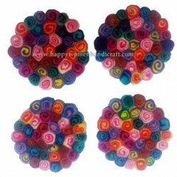 Crazy ball tea coaster/10 cm Diameter/Best seller