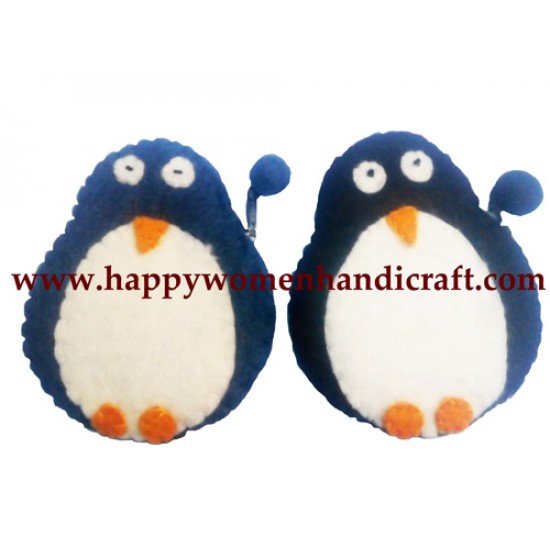 Felt Penguin Purse