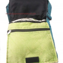 Cotton side bag-peace