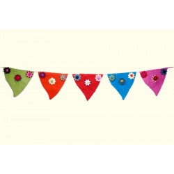 Felt Triangular Flag hanger