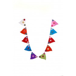 Felt Triangular Flag hanger