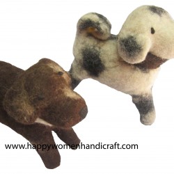 Felt dog
