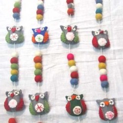 Felt Owl Long Hanger