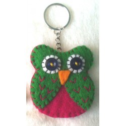 Felt Owl key holder Felt Owl key holder