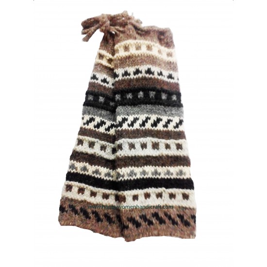 Unisex leg warmer-with rope