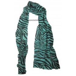 Felt merino scarf-screen printed