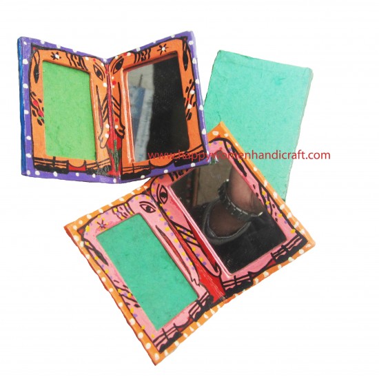 Mithila Pocket mirror with Phrame