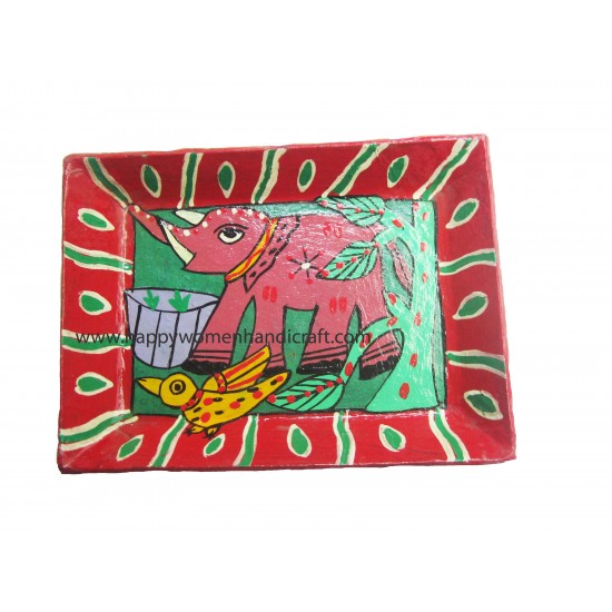 Mithila Art Tray-Small