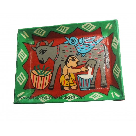 Mithila Art Tray-Small