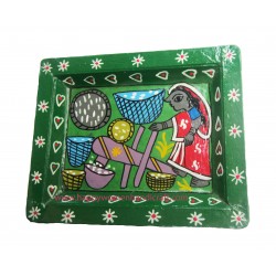 Mithila painting Tray-Big