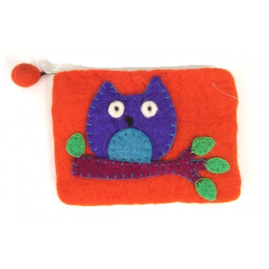 Felt Owl Purse