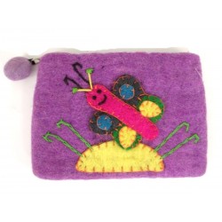 Felt Butterfly Purse