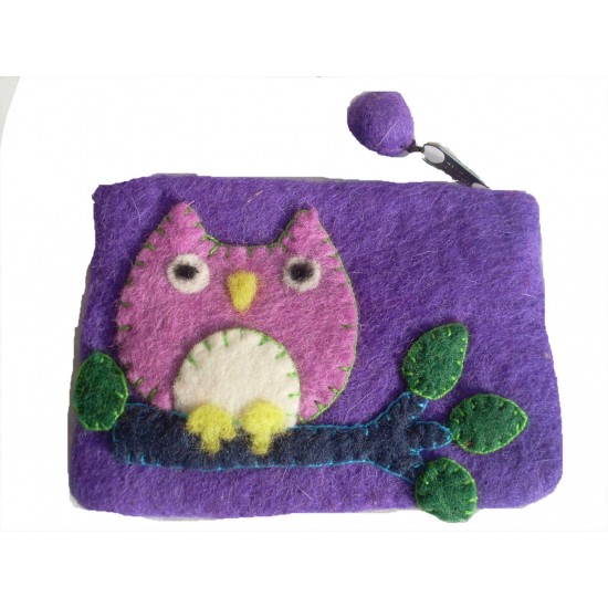 Felt Owl Purse