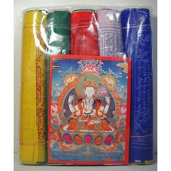 Medium Tibetan Prayer Flag-Fine cotton