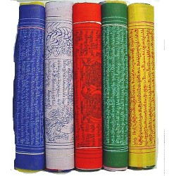 Big Tibetan Prayer Flag Polyester/Hand blocked Tibetan Prayer flag producers of export quality