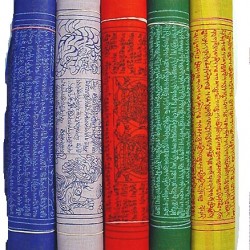 Big Tibetan Prayer Flag Polyester/Hand blocked Tibetan Prayer flag producers of export quality